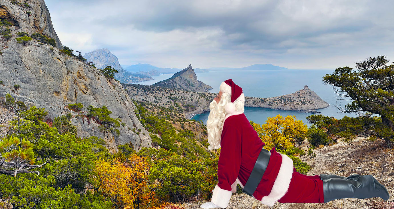 Дед Мороз в Крыму