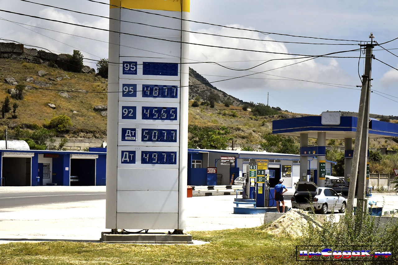 цены на бензин в Крыму сегодня